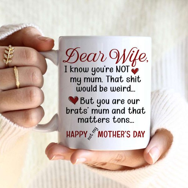 You Are Our Brats' Mum, Personalized Coffee Mug, Relaxing With Wife, Birthday Gift For Wife You Are Our Brats' Mum, Personalized Coffee Mug, Relaxing With Wife, Birthday Gift For Wife