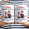 You Are Stuck With Me Forever 3D Effect Couple - Personalized Mug You Are Stuck With Me Forever 3D Effect Couple - Personalized Mug