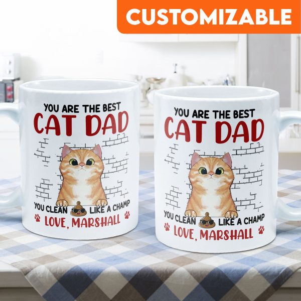You Are The Best Cat Dad - Personalized Mug You Are The Best Cat Dad - Personalized Mug