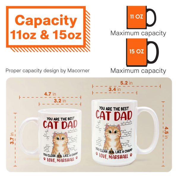 You Are The Best Cat Dad - Personalized Mug You Are The Best Cat Dad - Personalized Mug