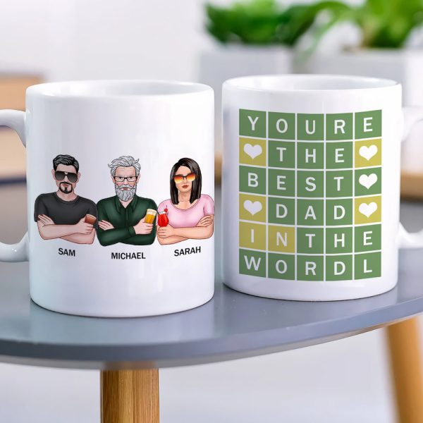 You Are The Best Dad In The World Personalized Mug Gift For Father, Grandpa You Are The Best Dad In The World Personalized Mug Gift For Father, Grandpa