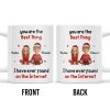 You Are The Best Thing I Have Ever Found, Cartoon Couple - Personalized Custom Coffee Mug - CPL789_MG You Are The Best Thing I Have Ever Found, Cartoon Couple - Personalized Custom Coffee Mug - CPL789_MG