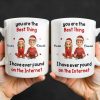 You Are The Best Thing I Have Ever Found, Cartoon Couple - Personalized Custom Coffee Mug - CPL789_MG You Are The Best Thing I Have Ever Found, Cartoon Couple - Personalized Custom Coffee Mug - CPL789_MG