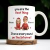 You Are The Best Thing I Have Ever Found, Cartoon Couple - Personalized Custom Coffee Mug - CPL789_MG You Are The Best Thing I Have Ever Found, Cartoon Couple - Personalized Custom Coffee Mug - CPL789_MG
