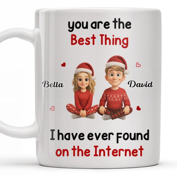 You Are The Best Thing I Have Ever Found, Cartoon Couple - Personalized Custom Coffee Mug - CPL789_MG You Are The Best Thing I Have Ever Found, Cartoon Couple - Personalized Custom Coffee Mug - CPL789_MG