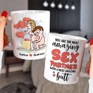 You Are The Most Amazing Partner Personalized Mug, Funny Couple Gift