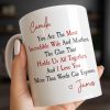 You Are The Most Incredible Wife And Mother Heart - Personalized Custom Coffee Mug - WIF067_MG You Are The Most Incredible Wife And Mother Heart - Personalized Custom Coffee Mug - WIF067_MG