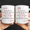 You Are The Most Incredible Wife And Mother Heart - Personalized Custom Coffee Mug - WIF067_MG You Are The Most Incredible Wife And Mother Heart - Personalized Custom Coffee Mug - WIF067_MG