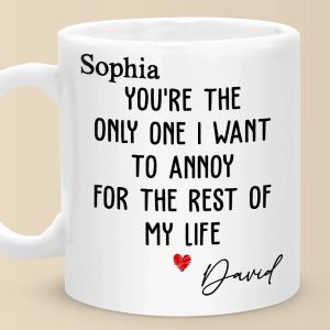 You Are The Reason I Believe In Love - Couple Personalized Custom Mug - Gift For Husband Wife, Anniversary