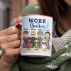 You Are The Reason I Don't Punch People At Work - Funny, Anniversary, Birthday Gifts For Colleagues, Coworker, Besties - Personalized Custom Accent Mug You Are The Reason I Don't Punch People At Work - Funny, Anniversary, Birthday Gifts For Colleagues, Coworker, Besties - Personalized Custom Accent Mug