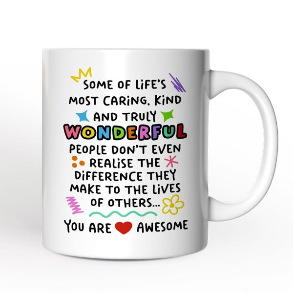 You Are Wonderful Personalized Mug, Heartful Message Gift With Custom Name You Are Wonderful Personalized Mug, Heartful Message Gift With Custom Name