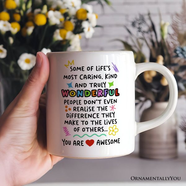 You Are Wonderful Personalized Mug, Heartful Message Gift With Custom Name You Are Wonderful Personalized Mug, Heartful Message Gift With Custom Name