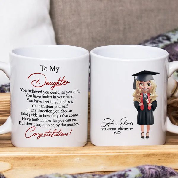 You Believed You Could So You Did - Personalized Mug You Believed You Could So You Did - Personalized Mug