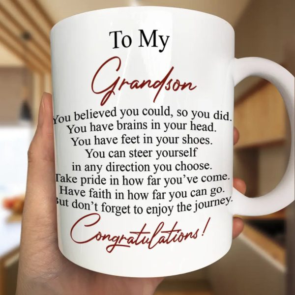 You Believed You Could So You Did - Personalized Mug You Believed You Could So You Did - Personalized Mug