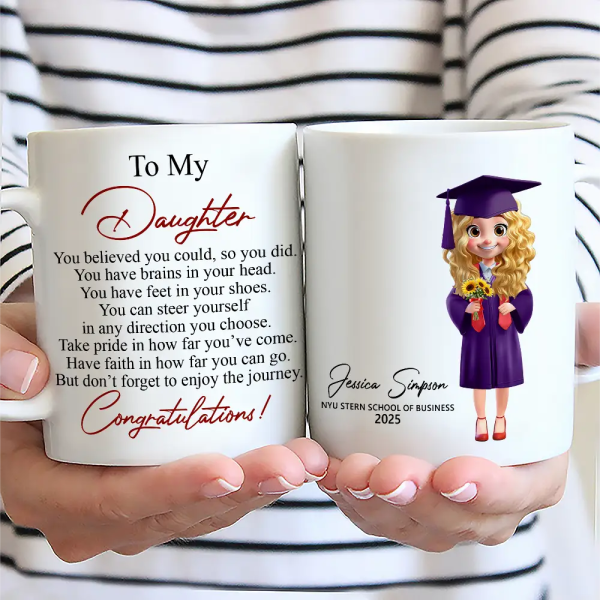 You Believed You Could So You Did - Personalized Mug You Believed You Could So You Did - Personalized Mug