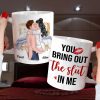 You Bring Out The Slut In Me, Personalized Coffee Mug, Naughty Couples Mug - Funny Gift For Couple You Bring Out The Slut In Me, Personalized Coffee Mug, Naughty Couples Mug - Funny Gift For Couple