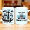 You Did It! Congratulations, Police Badge And Cap - Personalized Custom Coffee Mug - GRAD295_MG You Did It! Congratulations, Police Badge And Cap - Personalized Custom Coffee Mug - GRAD295_MG