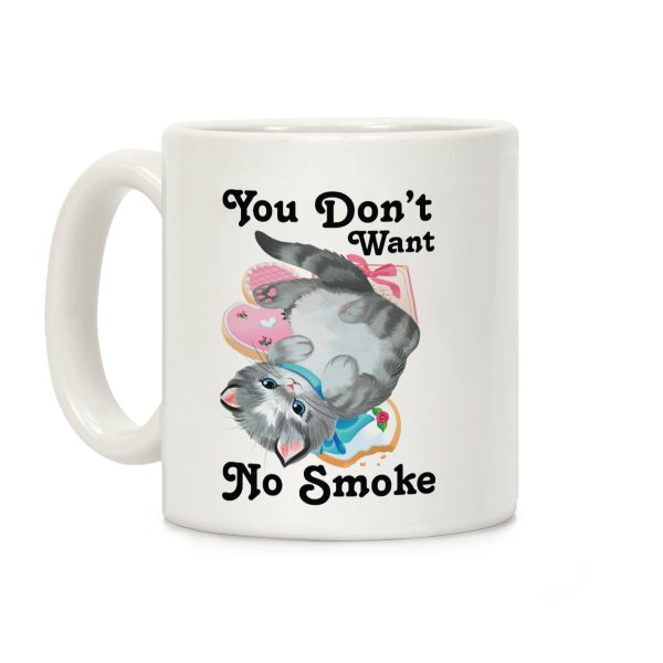You Don't Want No Smoke Vintage Kitten Coffee Mug You Don't Want No Smoke Vintage Kitten Coffee Mug