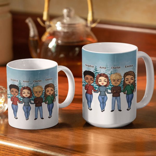 You Drink Too Much Friends - BFF Bestie Gift - Personalized Custom White Edge-to-Edge Mug You Drink Too Much Friends - BFF Bestie Gift - Personalized Custom White Edge-to-Edge Mug
