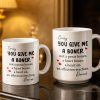You Give Me A Boner, A Heart On, Hearts - Personalized Custom Coffee Mug - CPL1283_MG You Give Me A Boner, A Heart On, Hearts - Personalized Custom Coffee Mug - CPL1283_MG