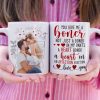 You Give Me A Boner, Custom Couple Photo Coffee Mug, Funny Gift For Couple, Valentine's Gifts You Give Me A Boner, Custom Couple Photo Coffee Mug, Funny Gift For Couple, Valentine's Gifts
