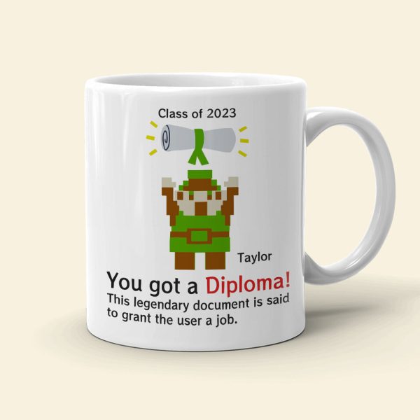 You Got A Diploma 01QHDT030723 Personalized Coffee Mug, The Best Graduation Gift You Got A Diploma 01QHDT030723 Personalized Coffee Mug, The Best Graduation Gift