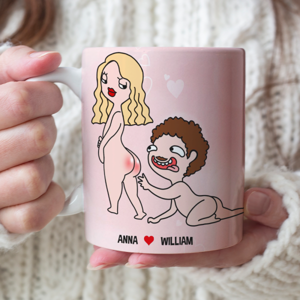 You Got An A*s Built For Backshots But A Face Made For Missionary, Naughty Couple Butt White Mug You Got An A*s Built For Backshots But A Face Made For Missionary, Naughty Couple Butt White Mug