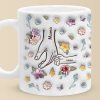 You Hold My Hand, Also My Heart - Family Personalized Custom 3D Inflated Effect Printed Mug - Gift For Mom, Grandma You Hold My Hand, Also My Heart - Family Personalized Custom 3D Inflated Effect Printed Mug - Gift For Mom, Grandma