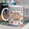 You Left Paw Prints - Personalized 3D Inflated Effect Ceramic Mug - Gift For Pet Lovers | NA94 You Left Paw Prints - Personalized 3D Inflated Effect Ceramic Mug - Gift For Pet Lovers | NA94