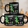 You Look Cooler And More Roarsome - Family Personalized Custom Black Mug - Father's Day, Gift For Dad, Grandpa You Look Cooler And More Roarsome - Family Personalized Custom Black Mug - Father's Day, Gift For Dad, Grandpa