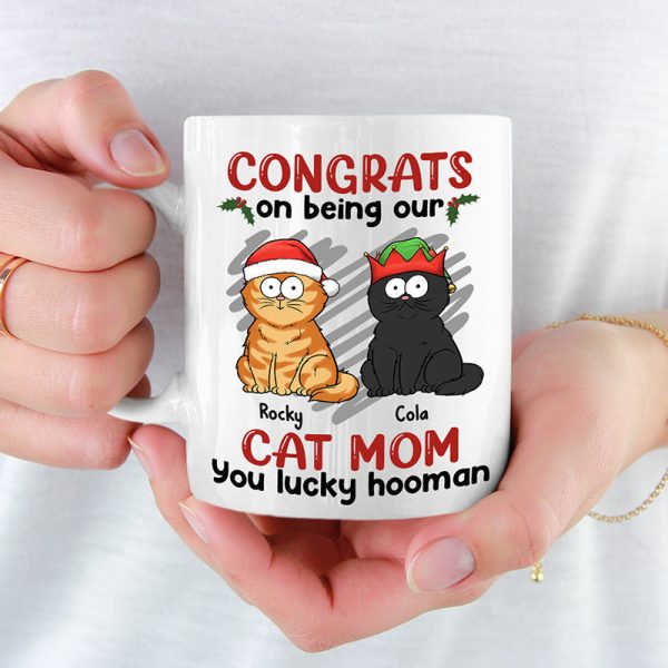 You Lucky Hooman - Cat Personalized Custom Mug - Christmas Gift For Pet Owners, Pet Lovers You Lucky Hooman - Cat Personalized Custom Mug - Christmas Gift For Pet Owners, Pet Lovers