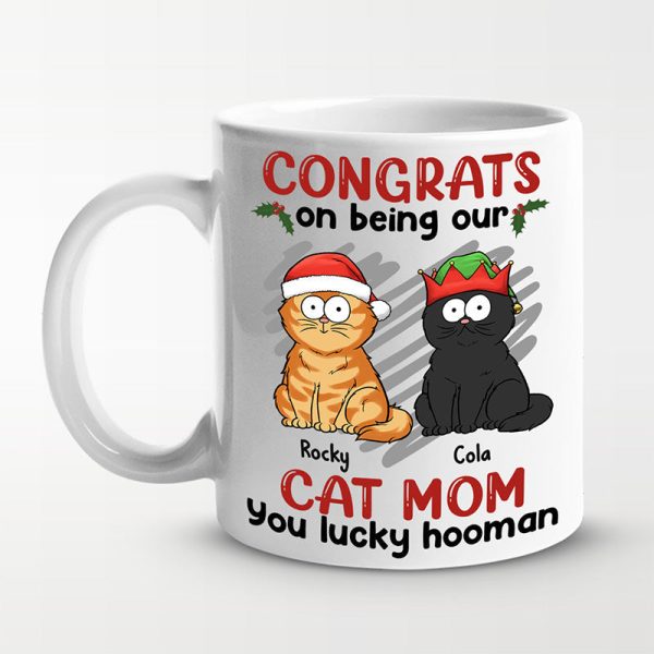 You Lucky Hooman - Cat Personalized Custom Mug - Christmas Gift For Pet Owners, Pet Lovers You Lucky Hooman - Cat Personalized Custom Mug - Christmas Gift For Pet Owners, Pet Lovers