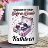 You Make My Heart Skip a Beat Personalized Mug, Vintage Turntable Vinyl Record Player Cute Gift With Custom Name You Make My Heart Skip a Beat Personalized Mug, Vintage Turntable Vinyl Record Player Cute Gift With Custom Name