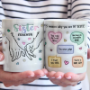 You Make My Heart Smile - Bestie Personalized Custom 3D Inflated Effect Printed Mug - Gift For Best Friends, BFF, Sisters, Coworkers You Make My Heart Smile - Bestie Personalized Custom 3D Inflated Effect Printed Mug - Gift For Best Friends, BFF, Sisters, Coworkers
