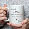 You Make My World Complete White Ceramic Mug, Sweet Love Quote Design, Unique Creative Gift for Him or Her You Make My World Complete White Ceramic Mug, Sweet Love Quote Design, Unique Creative Gift for Him or Her