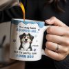 You May Have Adopted Me But I Own You, Dog Design - Personalized Custom Coffee Mug - DOG133_MG