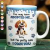 You May Have Adopted Us 3D Effect Dog Cat - Personalized White Edge-to-Edge Mug You May Have Adopted Us 3D Effect Dog Cat - Personalized White Edge-to-Edge Mug
