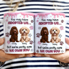 You May Have Adopted Us 3D Effect Dog Cat - Personalized White Edge-to-Edge Mug You May Have Adopted Us 3D Effect Dog Cat - Personalized White Edge-to-Edge Mug