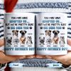 You May Have Adopted Us... But We're Pretty Sure We Own You, Dogs and Paws - Personalized Custom Coffee Mug - DOG045_MG