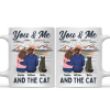 You & Me And The Cat - Personalized Mug You & Me And The Cat - Personalized Mug