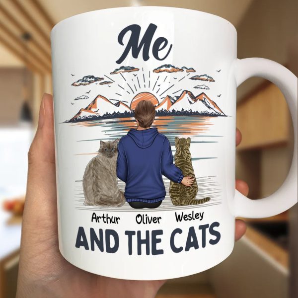 You & Me And The Cat - Personalized Mug You & Me And The Cat - Personalized Mug