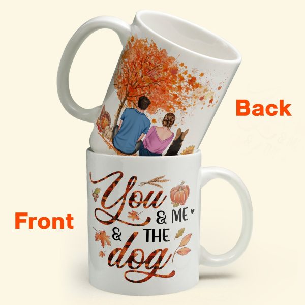 You & Me And The Dog - Personalized Mug You & Me And The Dog - Personalized Mug