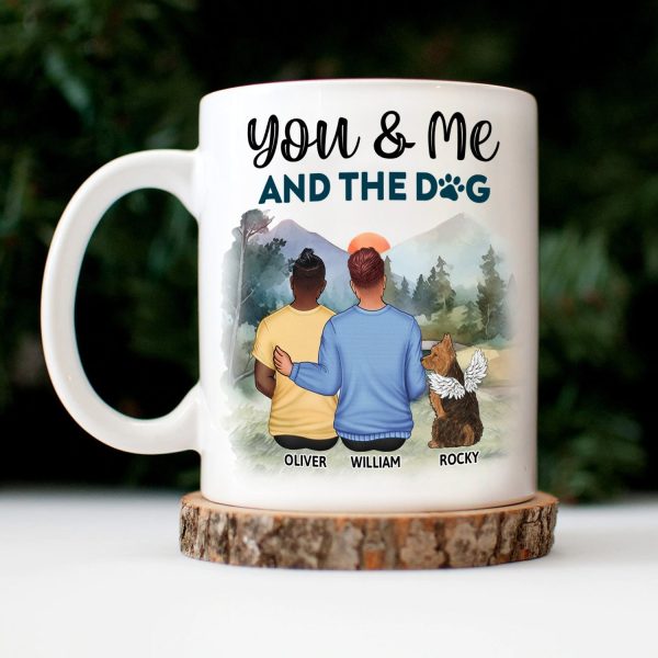 You & Me And The Dogs - Gift For Couples, Dog Lovers, Dog Mom, Dog Dad - Personalized Mug You & Me And The Dogs - Gift For Couples, Dog Lovers, Dog Mom, Dog Dad - Personalized Mug