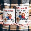 You, Me And The Dogs - Personalized Mug - Gift for Pet Owners, Dog Lovers, Dog Dad, Dog Mom | CLP15 NH96 You, Me And The Dogs - Personalized Mug - Gift for Pet Owners, Dog Lovers, Dog Dad, Dog Mom | CLP15 NH96