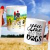 You, Me And The Dogs, Personalized Mug, Gift For Dog Lover Couple You, Me And The Dogs, Personalized Mug, Gift For Dog Lover Couple