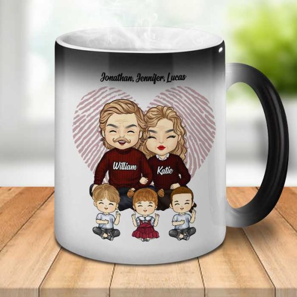 You Me & The Kids - Personalized Color Changing Mug - Gift For Couples, Husband Wife You Me & The Kids - Personalized Color Changing Mug - Gift For Couples, Husband Wife
