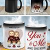 You Me & The Kids - Personalized Color Changing Mug - Gift For Couples, Husband Wife You Me & The Kids - Personalized Color Changing Mug - Gift For Couples, Husband Wife