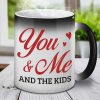 You Me & The Kids - Personalized Color Changing Mug - Gift For Couples, Husband Wife You Me & The Kids - Personalized Color Changing Mug - Gift For Couples, Husband Wife