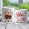You, Me & The Kids - Personalized Mug - Gift For Couples, Husband Wife You, Me & The Kids - Personalized Mug - Gift For Couples, Husband Wife