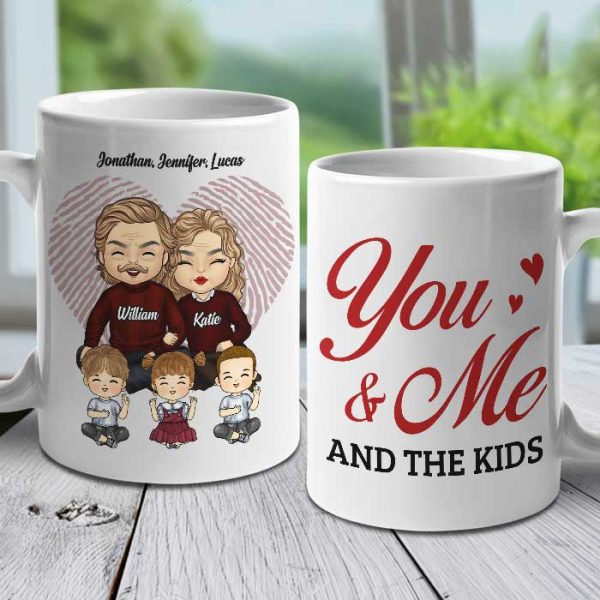 You, Me & The Kids - Personalized Mug - Gift For Couples, Husband Wife You, Me & The Kids - Personalized Mug - Gift For Couples, Husband Wife